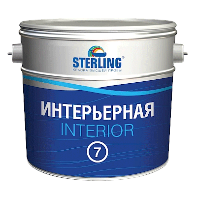 Product image for Sterling Интериор 7 антивандальная краска для стен (ВД-АК-204) Стерлинг